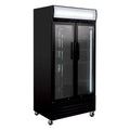 Armoire à boissons ECO 630 avec enseigne lumineuse et portes battantes