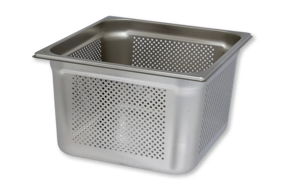 Bac GN Rieber en acier inoxydable GN 2/3 perforé - 200 mm, capacité : 15,3 litres, Modèle 23 204