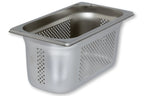 Bac GN Rieber en acier inoxydable GN 1/3 perforé - 150 mm, capacité : 4,9 litres, modèle 13 154