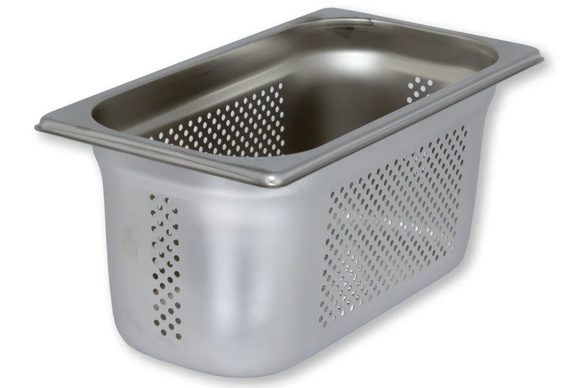Bac GN Rieber en acier inoxydable GN 1/3 perforé - 150 mm, capacité : 4,9 litres, modèle 13 154
