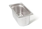 Bac GN Rieber en acier inoxydable GN 1/3 perforé - 150 mm, capacité : 4,9 litres, modèle 13 154
