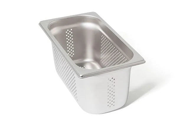 Bac GN Rieber en acier inoxydable GN 1/3 perforé - 150 mm, capacité : 4,9 litres, modèle 13 154