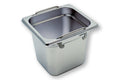 Bac GN Rieber en acier inoxydable GN 1/6 avec poignées encastrables - 150 mm, capacité : 2,1 litres, Mod. 16 150 F