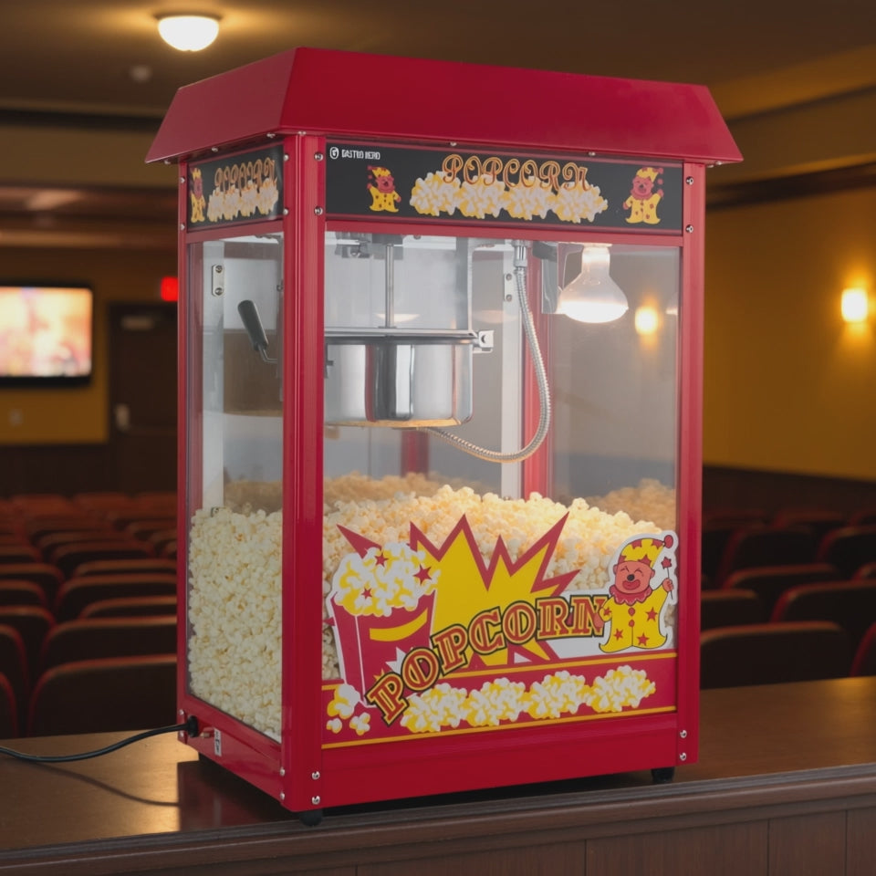 Popcornmaschine ECO 5 kg/h mit 1 Kessel