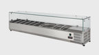 Kühlaufsatz ECO 9 x GN 1/3 mit Glasaufsatz