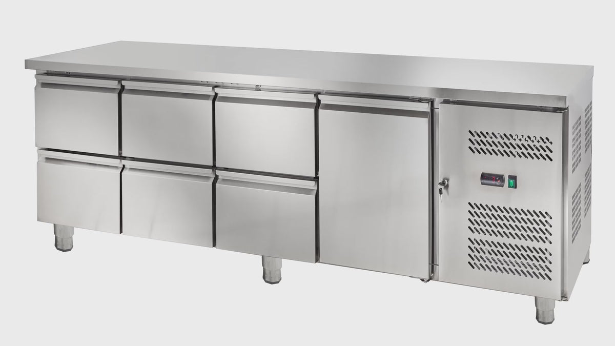 Kühltisch ECO 1/6 - GN 1/1