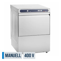 Geschirrspülmaschine ECO 50x50 cm Korbmass, mit Reiniger- & Klarspüldosierer, mit Ablaufpumpe, Made in Europe, 400 Volt