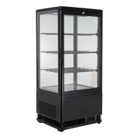 Kühlvitrine ECO 78 schwarz rechts | Kühltechnik/Kühlvitrinen/Tischkühlvitrinen